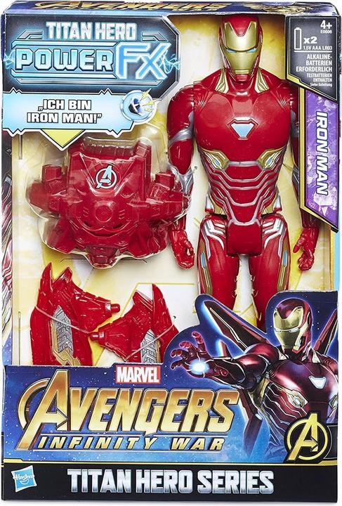 Productafbeelding Hasbro Avengers Titan Hero Iron Man figuur met Power FX Pack