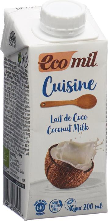 Actual product image Ecomil Coconut Milk Cuisine Organic (1 x 20 cl)