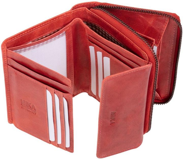 Immagine prodotto Mika Portafoglio da donna, in pelle, colore: navy