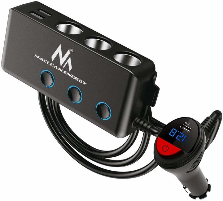Produktbild Maclean MCE218 mobile device charger Black Auto