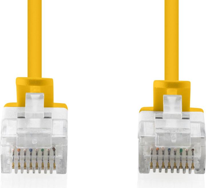Image du produit Digitus CAT 6 U-UTP Slim Patchkabel, 5 m, jaune (U/UTP, CAT6, 5 m)