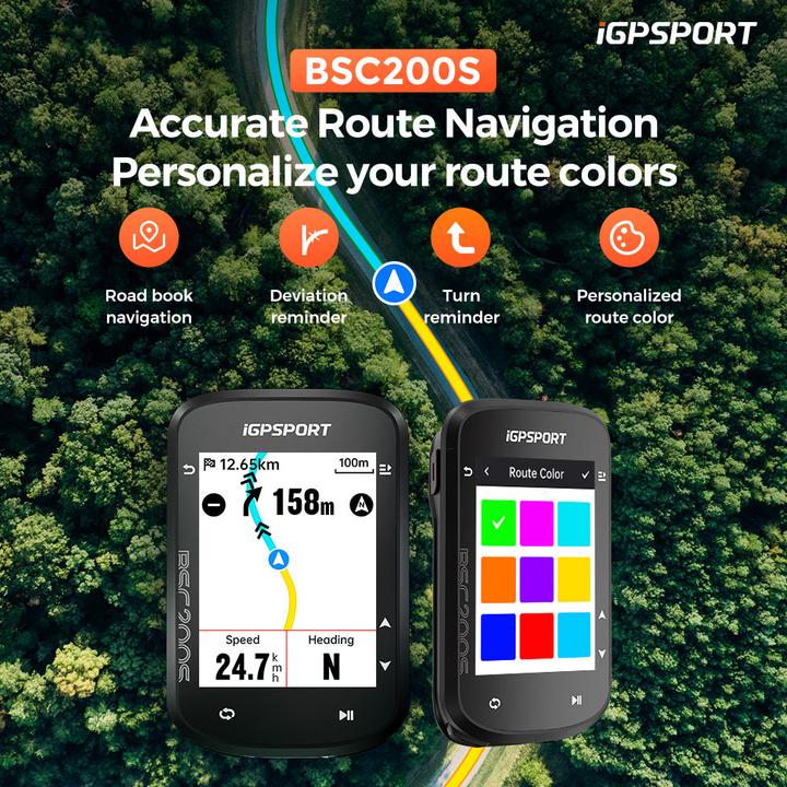 Actual product image iGPSport BSC200S GPS Cycling Computer