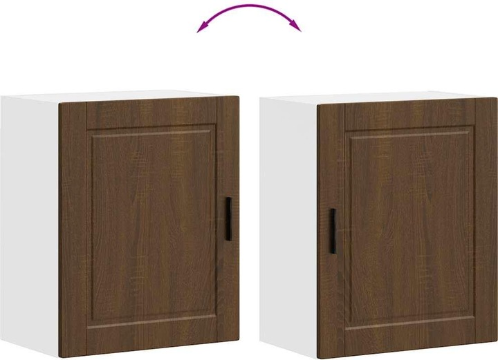 Immagine prodotto VidaXL Pensili da cucina 2 pezzi. Legno ingegnerizzato effetto rovere marrone (50 x 31 x 60 cm)