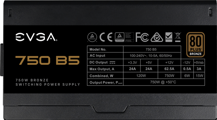 Produktbild EVGA B5 (750 W)