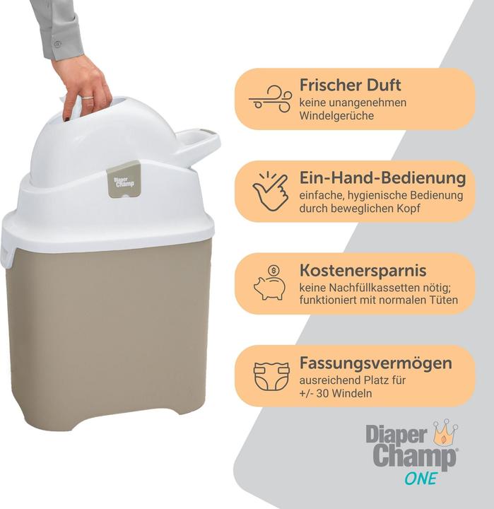 Actual product image Diaper Champ Nappy pail ONE