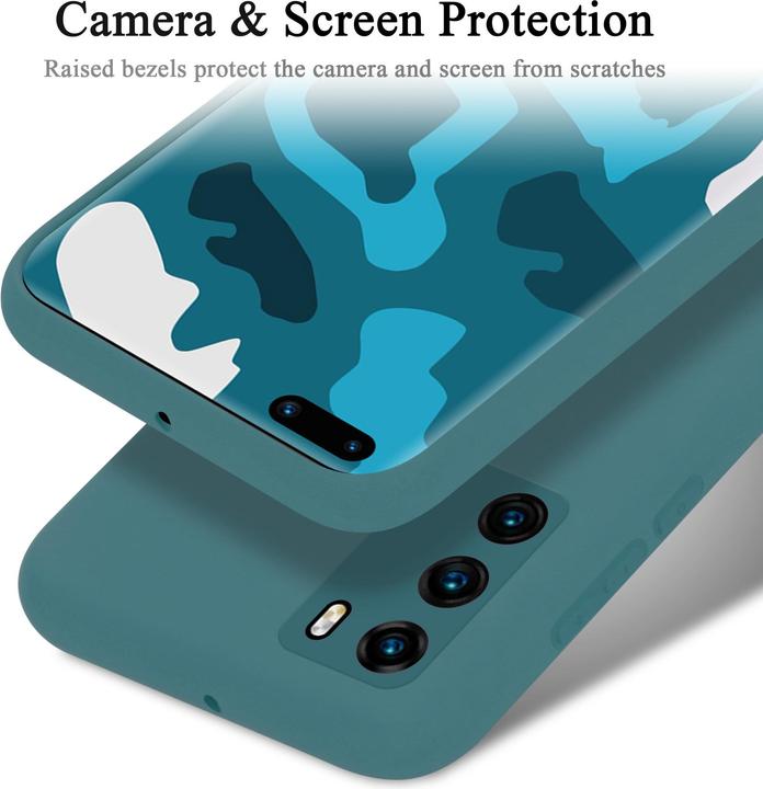 Produktbild Cadorabo TPU Liquid Silicone Case Cover (Huawei P40)