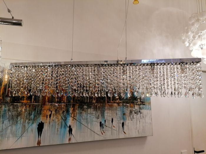 Produktbild TL Pendellampe 117cm gefertigt mit SPECTRA® Crystal von SWAROVSKI (G9)