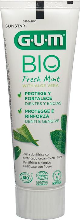 Image du produit GUM SUNSTAR dentifrice bio pâte (75 ml)