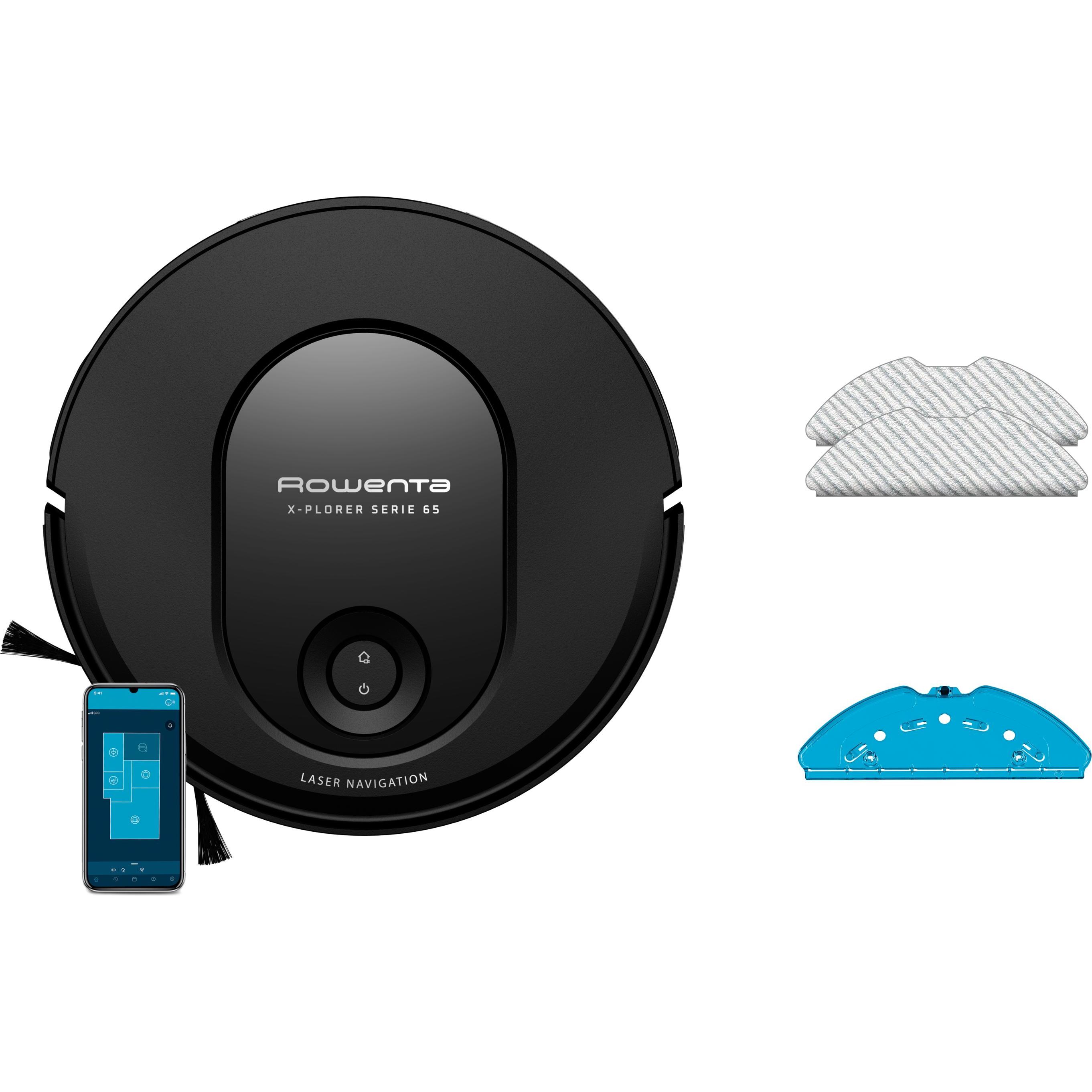 Rowenta X-PLORER Serie 65, Robot aspirapolvere, Nero
