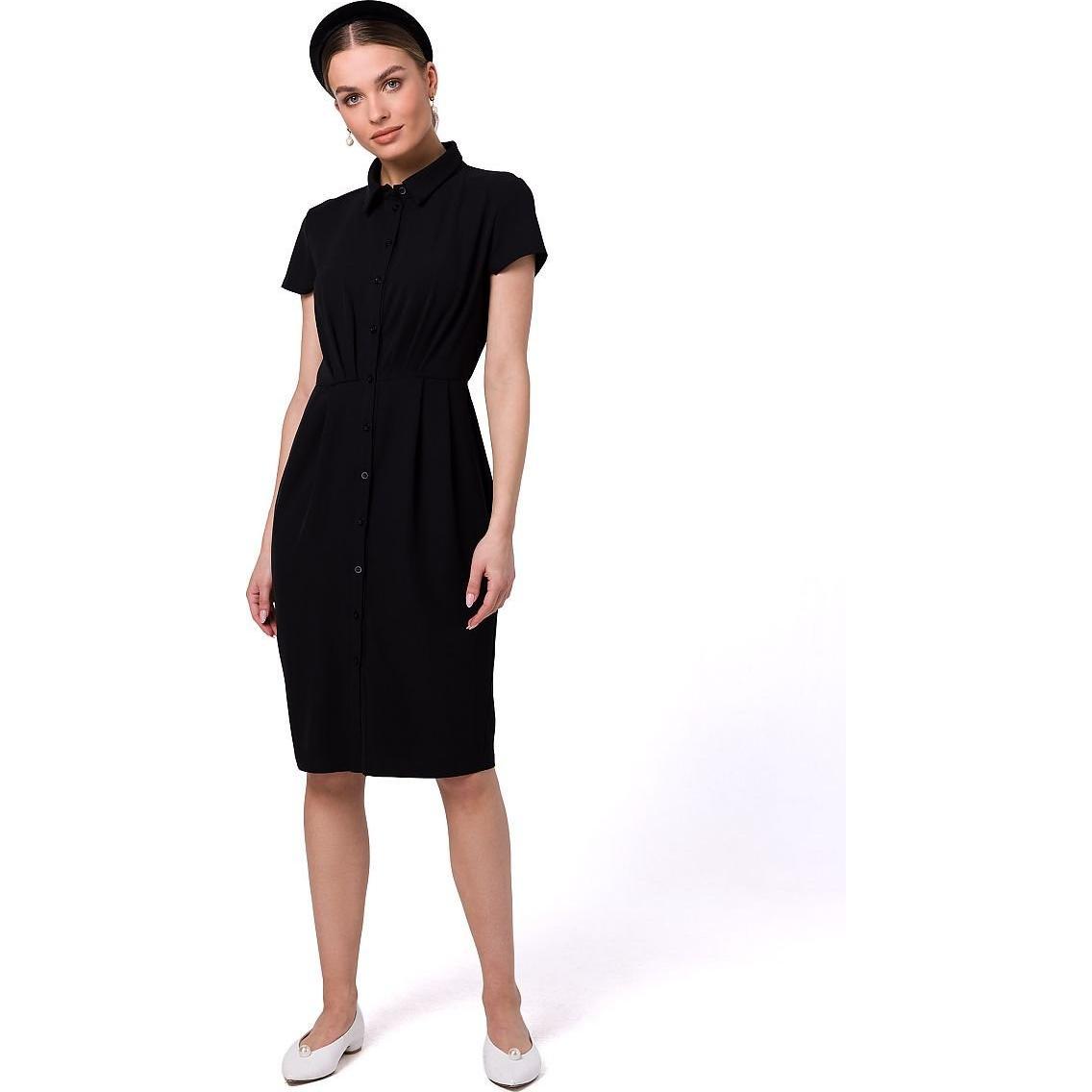 Stylove, Kleider, Alltagskleid, Schwarz, (S)