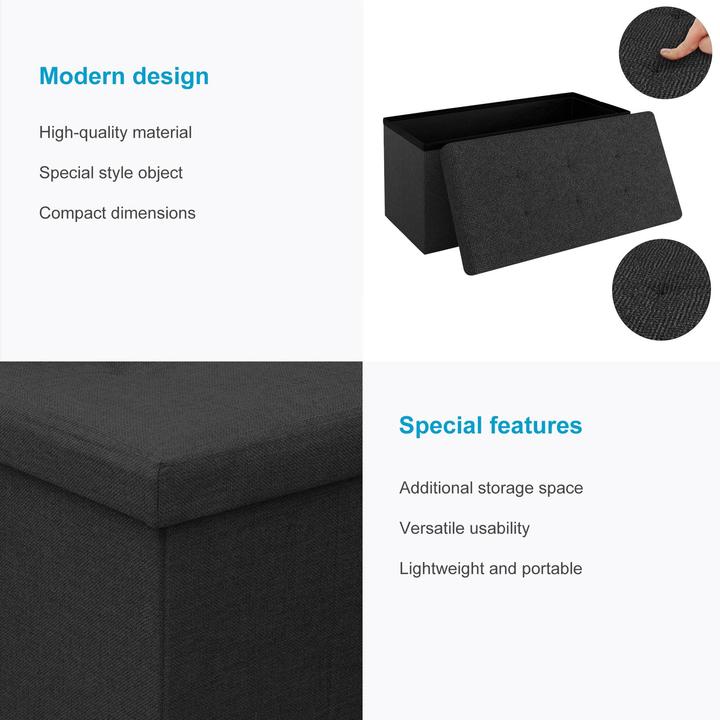 Produktbild Intirilife Faltbare Sitzbank (38 cm)