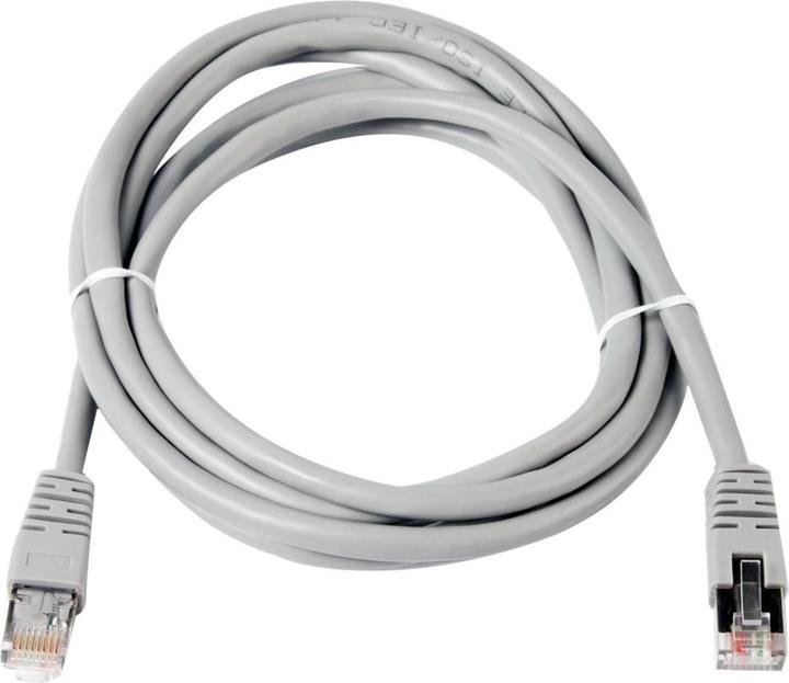 Actual product image Gembird PP6A-LSZHCU-1.5M patchcord RJ45, cat. 6A, SFTP, LSZH, 1.5m, silver (S/FTP, SFTP, CAT6a, 1.50 m)