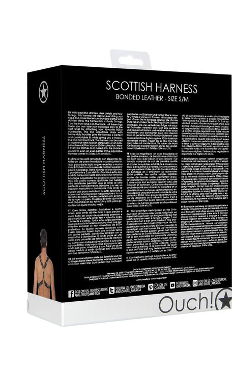 Actual product image Ouch! Scottish Harness - S/M (S, M)