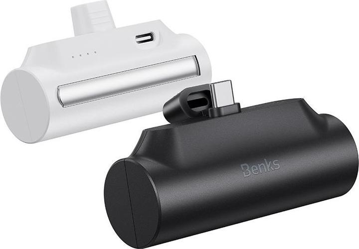 Actual product image Benks Type-C Powerbank 4800mah - White (4800 mAh)