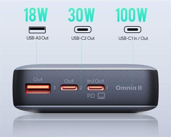 Produktbild Aukey SprintX (20000 mAh, 65 W, 74 Wh)