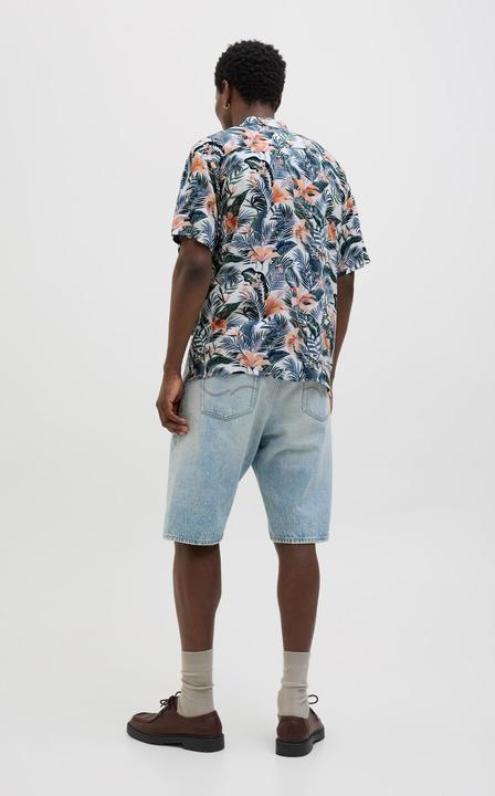 Actual product image Jack & Jones Jjejeff Tropical Aop Resort Shirt Ss Sn (S)