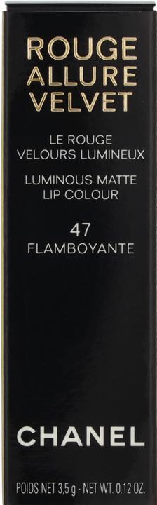 Produktbild Chanel Rouge Allure Velv Lumin Matte Lip No 47 (47 Flamboyante)