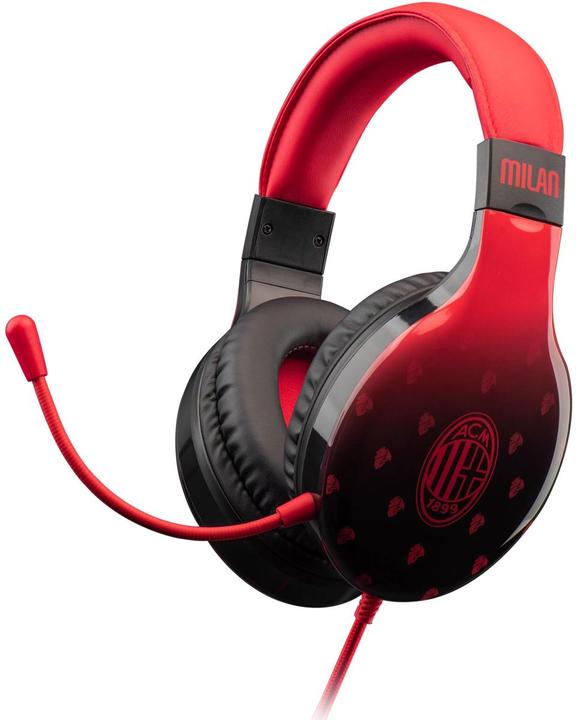 Actual product image Qubick Cuffie Gaming Acmu0209 Multipiattaforma Edizione Milan (Cable)