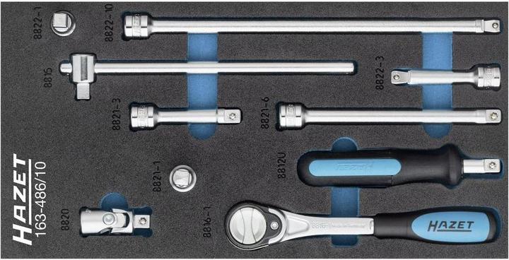 Produktbild HAZET Werkzeugset 163-486/10 (10 x)