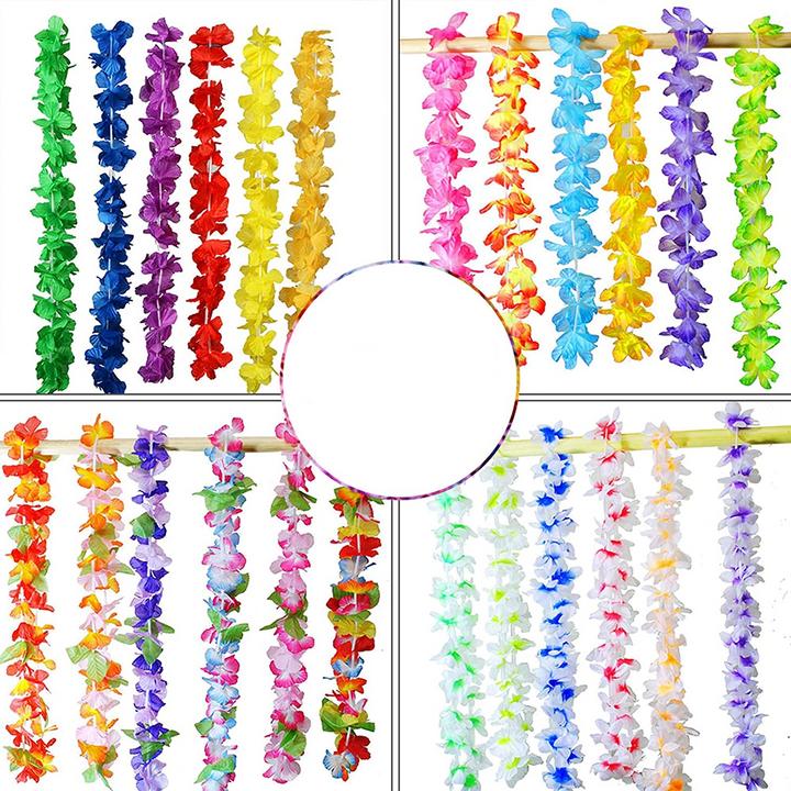 Actual product image I Am Creative Hawaii flower necklace party