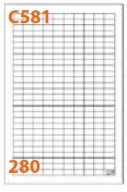 Actual product image Markin 210C581 White printer label