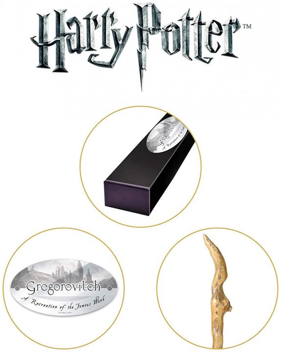 Produktbild Noble Collection Harry Potter Zauberstab Gregorovitch (Charakter-Edition)