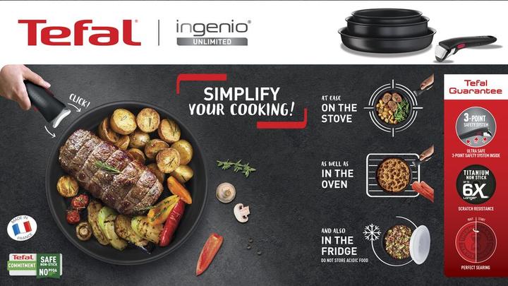 Produktbild Tefal Ingenio Unlimited - Wokpan (26 cm, Wok Pfanne, Aluminium)