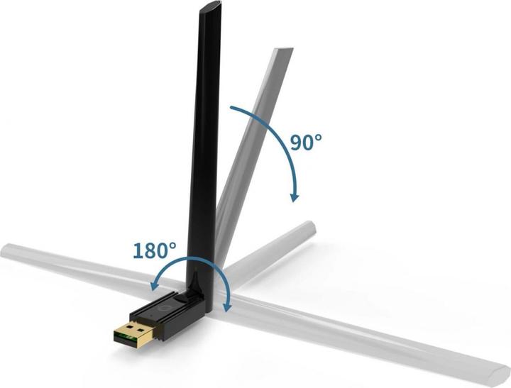 Actual product image Conceptronic Adapter Bluetooth Bluetooth Adapter 5.1 NanoUSB 10-20m black (Channels)