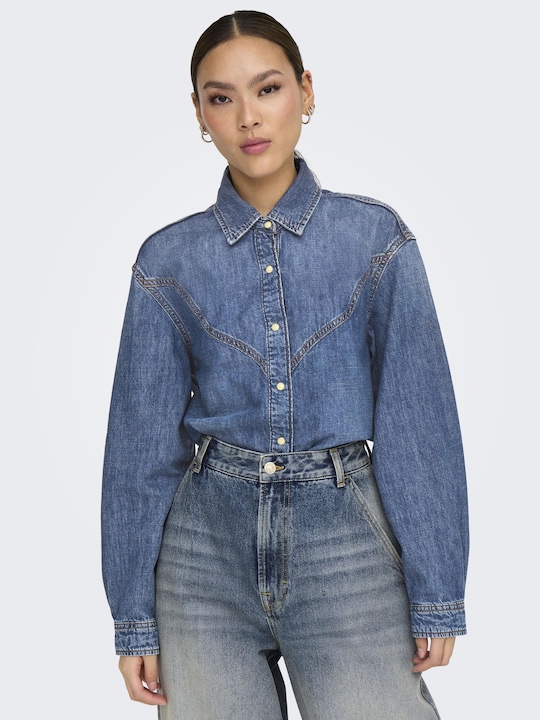 Produktbild Only ONLSEVIGNY Jeanshemd Jeanshemd (XXS)