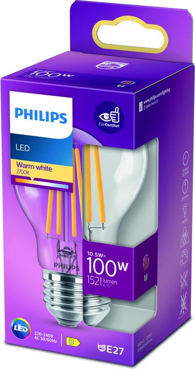 Actual product image Philips Lamp (E27, 10.50 W, 1521 lm, 1 x, D)