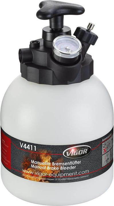 Vigor Brake bleeder set 3 l ∙ manual ∙ V4411 ∙ Number of tools: 5