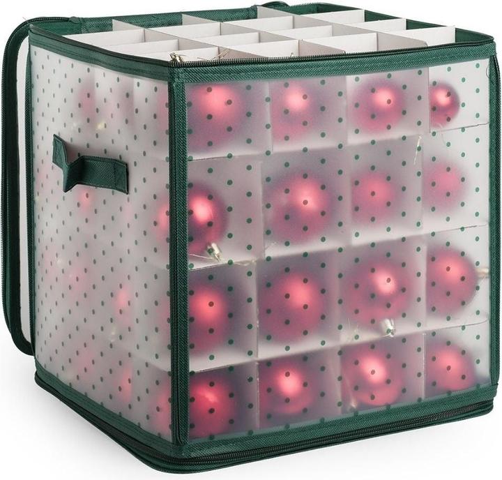 Actual product image Hermex Aufbewahrungsbox für Christbaumkugeln Aufbewahrungstasche Sortierbox (27 l)