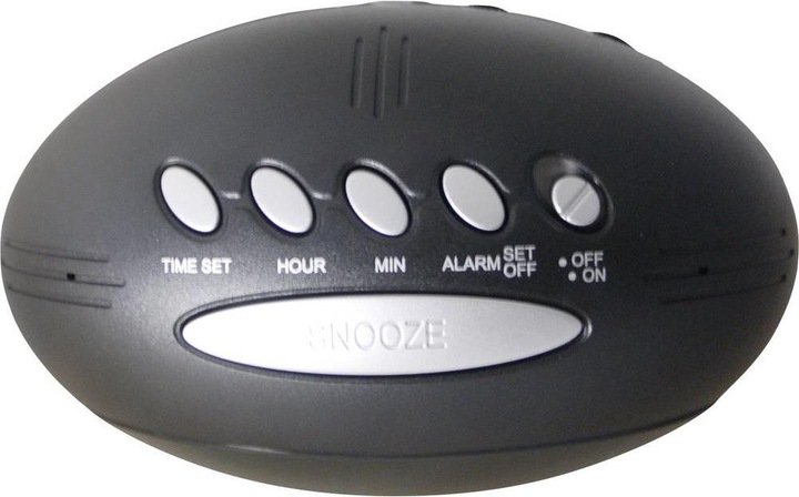 Conrad Components Quartz alarm clock 1558319 Black
