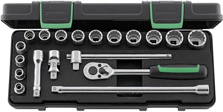 Stahlwille Socket wrench set 3/8 (10 mm) (22 mm, 8 mm, 10 mm, 14 mm, 21 mm, 18 mm, 11 mm, 12 mm, 20 mm, 19 mm, 17 mm, 15 mm, 13 mm, 9 mm, 16 mm)