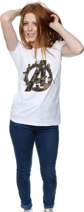 Immagine prodotto Avengers Infinity War Maglietta boyfriend con logo (L)