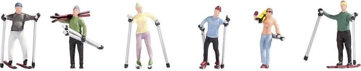 Noch 15827 H0 Figuren Skifahrer