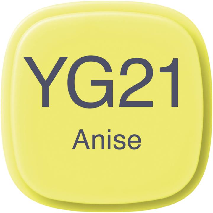Actual product image Copic Graphic marker Classic type YG - 21 (YG21 - Anise, 1 x)