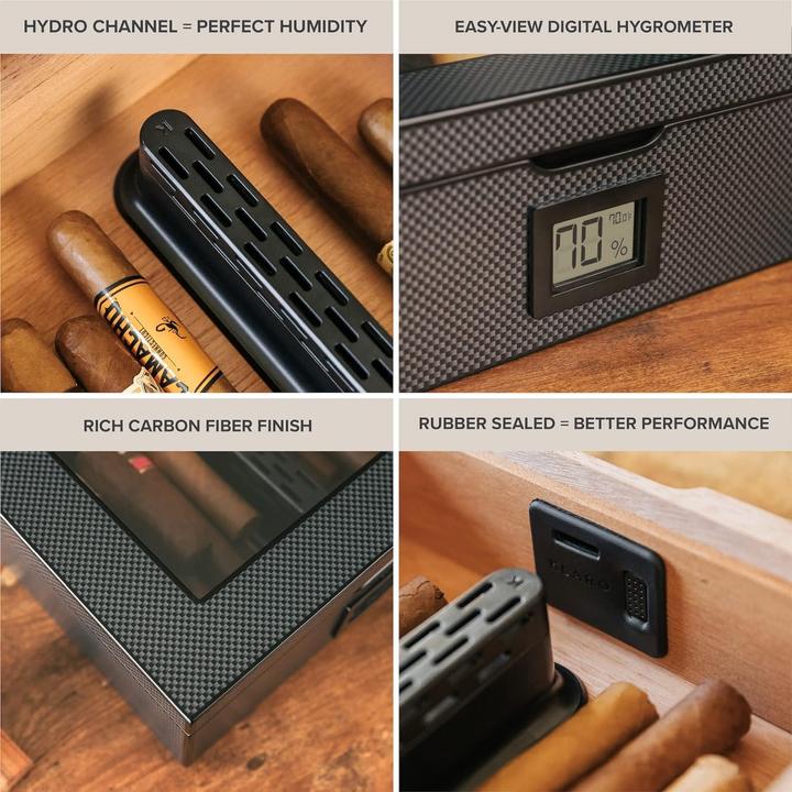 Immagine prodotto Case elegance Humidor mit Hygrometer (30)