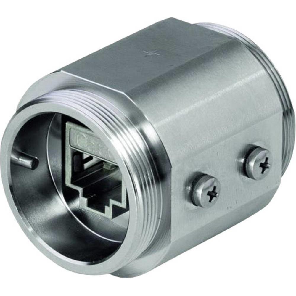 Telegärtner Accoppiamento AMJ K, Accoppiamento RJ45 IP68, Cavo + Spina elettrica, Grigio