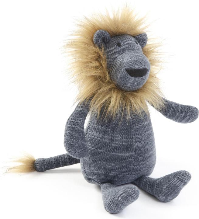 Smallstuff Lion w. Soft Mane - Blue (35 cm)