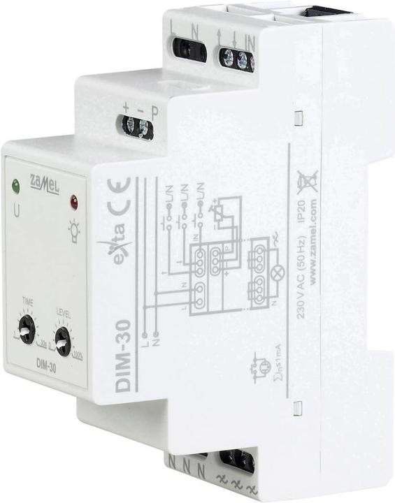Zamel DIN rail dimmer Suitable for