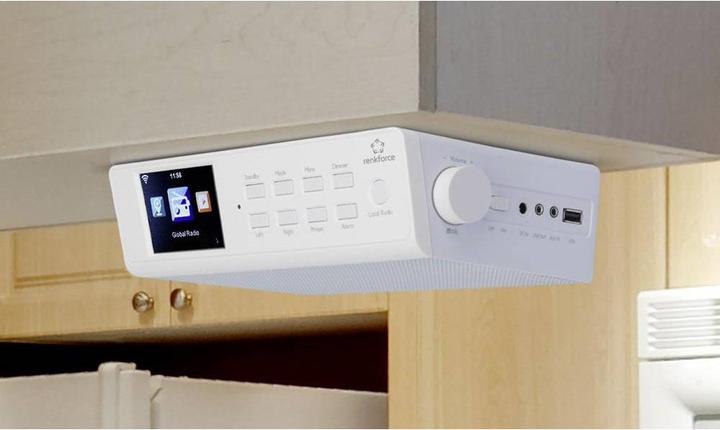 Produktbild Renkforce Internet Küchenradio, Unterbau