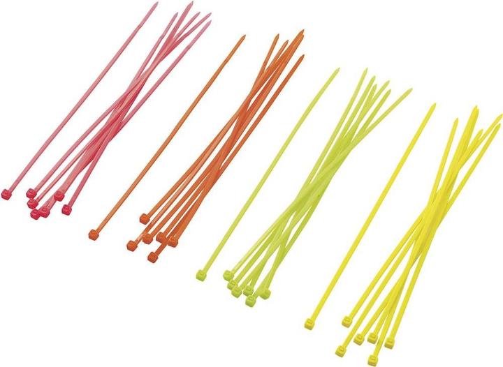 Image du produit Tru Components Assortiment de colliers de serrage 150 mm N (Serre-câbles en plastique, 150 mm, 80 pcs)
