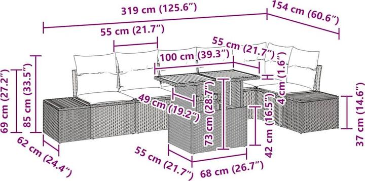 Produktbild vidaXL Bastien