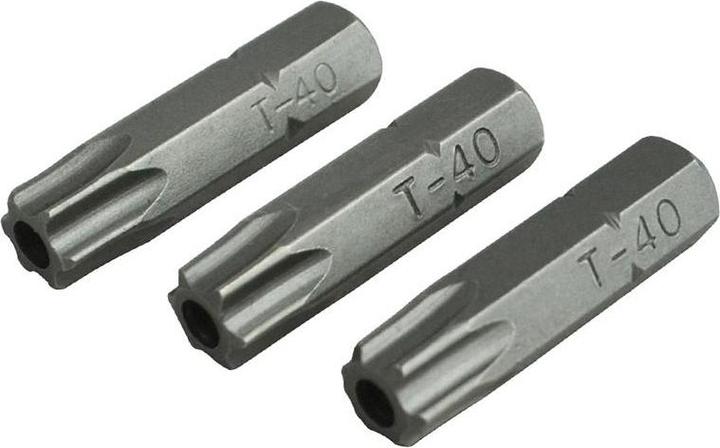 Actual product image Faithfull Security S2 Grade Steel Screwdriver Bits (Hexagon socket TX)