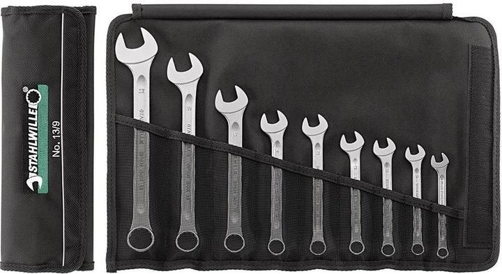 Produktbild Stahlwille Ring-Maulschlüssel-Satz 15teil (32 mm, 11 mm, 12 mm, 19 mm, 27 mm, 13 mm, 6 mm, 7 mm, 8 mm, 30 mm, 22 mm, 17 mm, 9 mm, 24 mm, 10 mm)
