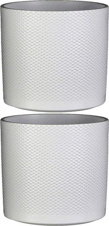 Produktbild Mica Decorations Blumentopf Aus Keramik Weiss (23 cm)