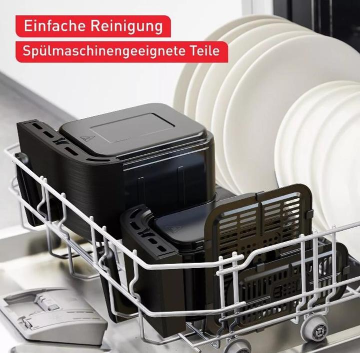 Productafbeelding Tefal EY901N Dual Easy Fry Essential, zwart
