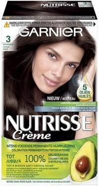 Garnier Nutrisse Creme 3 Dark Brown Hair Color (3 Dark Brown)