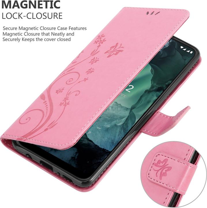 Image du produit Cadorabo Housse Flower Book pour Nokia G11 / G21 (Nokia G11, Nokia G21)